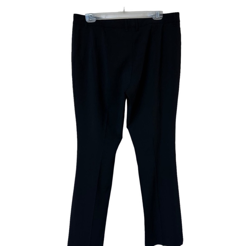 Burberry London Trousers Black Pants Pleat Wool Blend Minimalist Women's Size 10